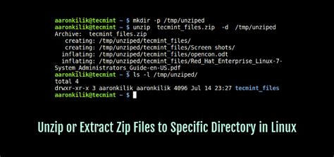 How To Zip Files In A Directory In Linux