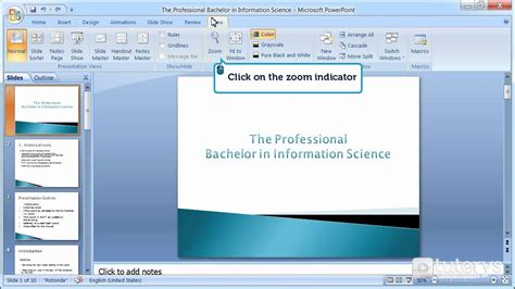 How To Zoom In Slideshow In Powerpoint 2007