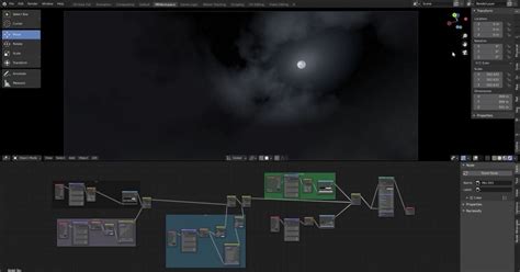 how to.make a night scene in blender