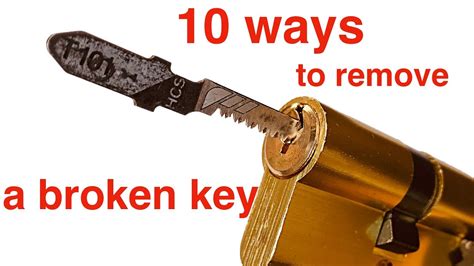 how to.remove a broken key