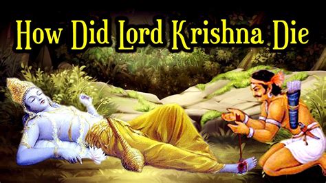 how was krishna killed