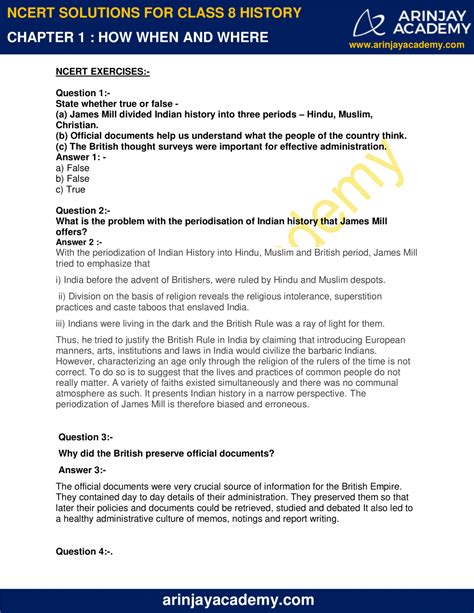 how when and where class 8 explanation