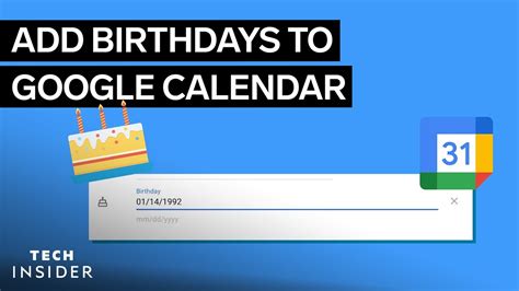 How to Add Birthdays in Google Calendar with or without Contacts