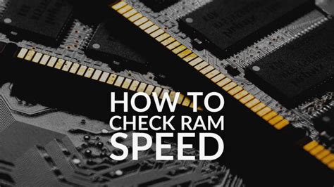 How to Check Your RAM Speed in Windows 10? YouTube