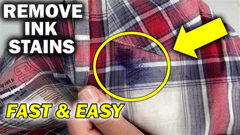 Don’t worry! Remove ballpoint ink stains from clothes using this fabric stain removers YouTube