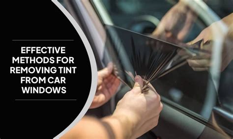 How to remove window tint from your car Forbes Home