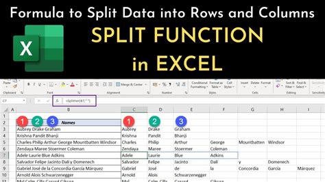 How do I split data into separate tabs in Excel?