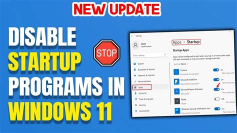 How to disable Startup programs in Windows 11/10 YouTube