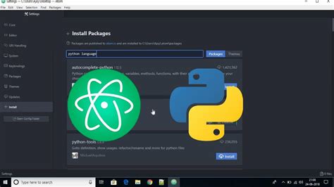 How do I use Atom IDE in Python?