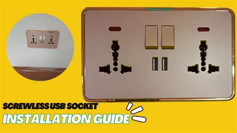 How do screwless plug sockets work?