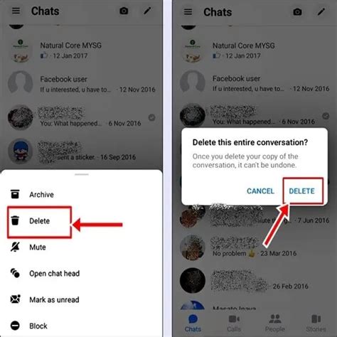 How to Delete Someone from Messenger