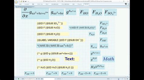 How do you do a subscript in MathCad?
