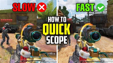 How do you practice quick scoping?