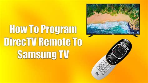 How To Program DIRECTV Remote Step By Step Guide Remote, Directv, Tv
