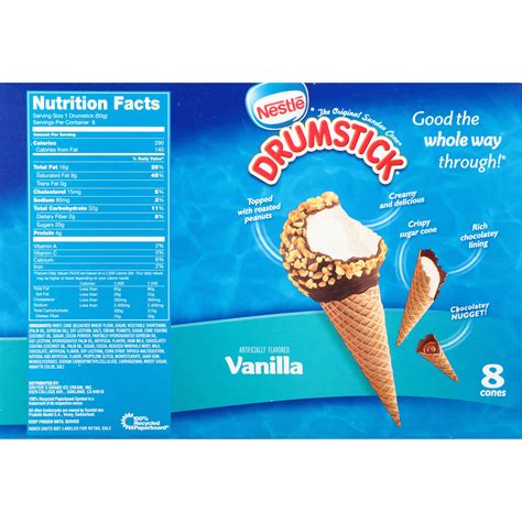 Drumstick Ice Cream Nutrition Bios Pics
