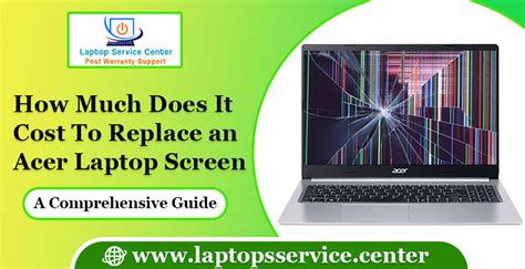 how much does it cost to replace a acer laptop screen