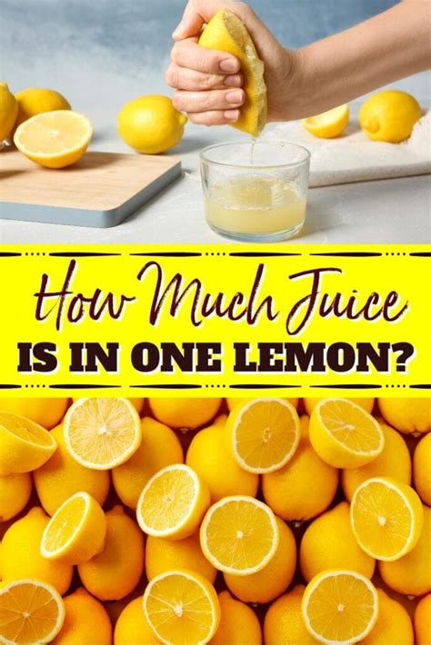 How much juice is in one lemon? All you need to know about lemon juice!
