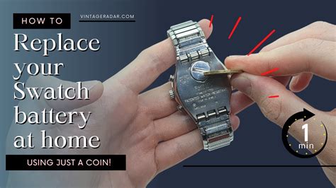 How to Change the Battery in Your Watch with Slots on the Watch Back YouTube