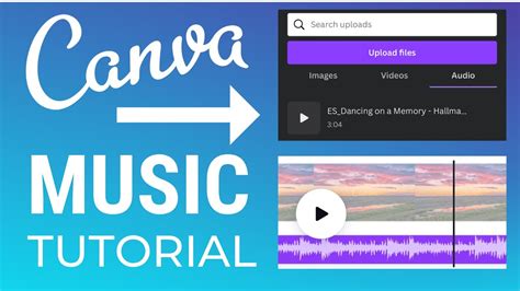 How to add music in Canva and to Animations YouTube