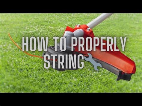 How to String a Stihl Weed Eater A Comprehensive Guide The