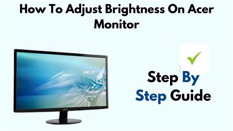 how to adjust brightness in acer aspire 5