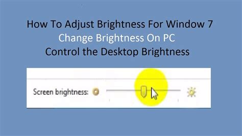 How To Adjust Screen Brightness In Windows 10 7 Steps