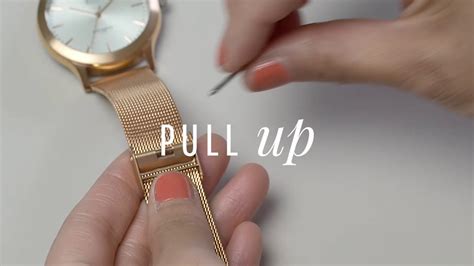Watch Band Adjustment Guide