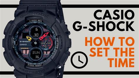 Casio G Shock How To Set Time Manually