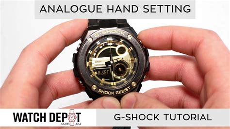 How to Set Time on Casio GShock GA110 Casio G Shock Time Setting