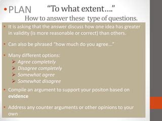 How to Answer ExtendedResponse or Essay Questions How to Answer ExtendedResponse or Essay