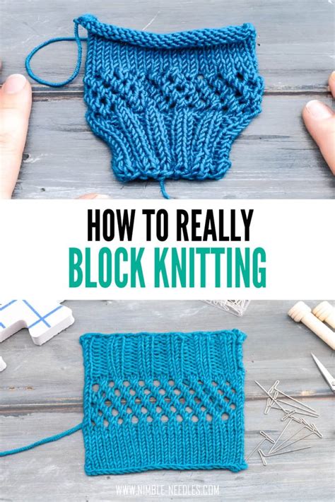Blocking Basics How to Finish Your Knits tin can knits