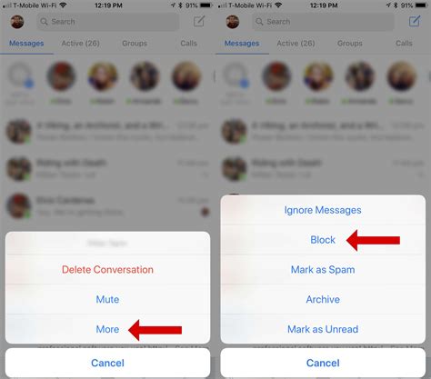 How to Block Unblock Someone on Messenger YouTube