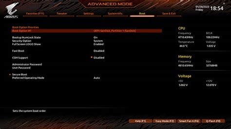 X570 aorus elite bios settings