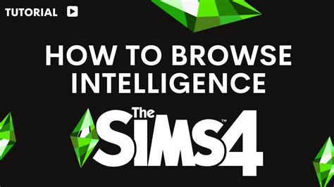 How to Browse Intelligence in the Sims 4 in 3 Simple Steps Let