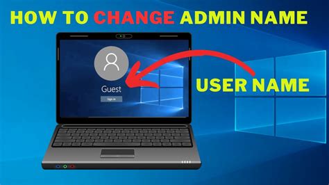 how to change administrator name on acer laptop