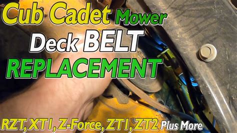 How to Replace the Belt on a Cub Cadet RT 65 Tiller StepbyStep