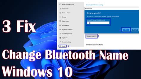 how to change bluetooth name in acer laptop
