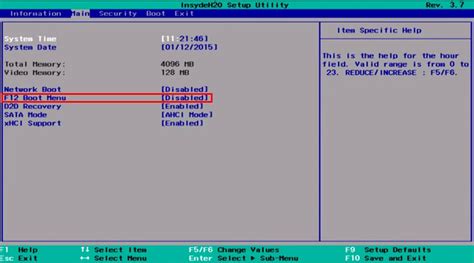 how to change boot device in acer laptop