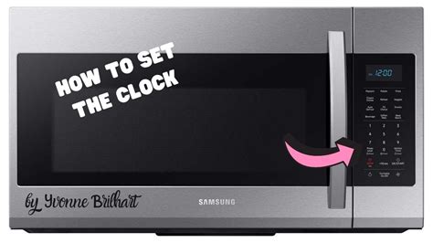 How To Set The Clock On A Samsung Microwave? Error Express