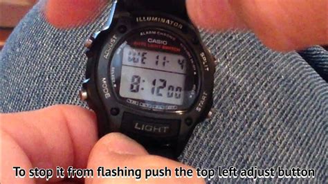 How To Change The Time On A Casio Illuminator Watch