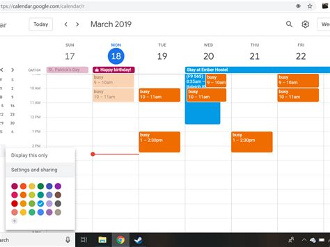 Google Calendar Visibility YouTube