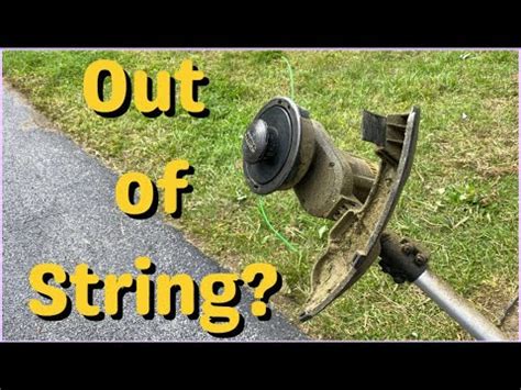 How to Reload the Line in your DeWalt 20v String Trimmer (DCST922B and