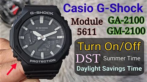 GA100 GShock Module 5081 How to change World time and enable DST