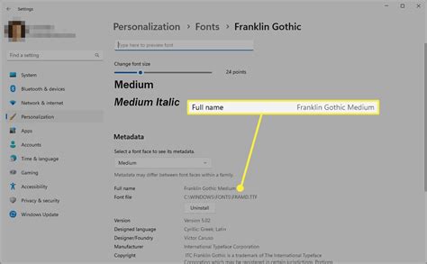 how to change font size on acer laptop