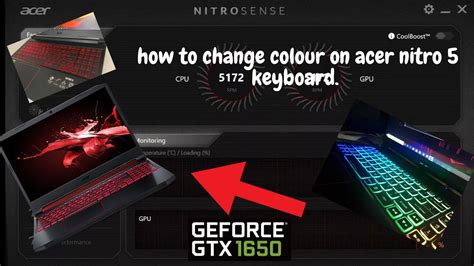 how to change keyboard color on acer laptop