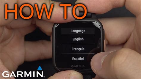 How to change language on GARMIN Fenix 7? HardReset.info