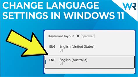 how to change language on acer laptop windows 11