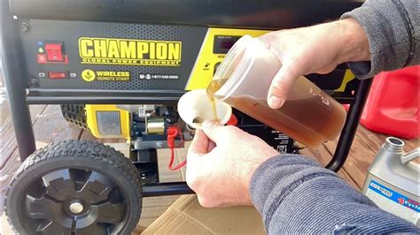 Champion generator Oil Change full service 2000 watt DIY Generator oil
