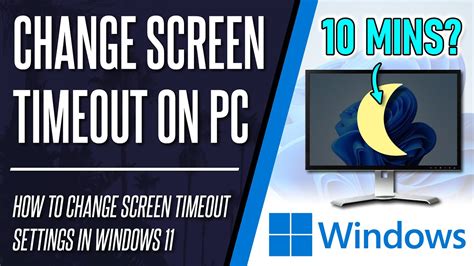how to change screen timeout on laptop