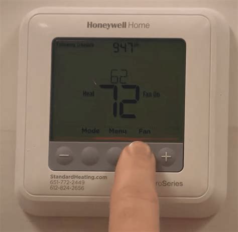 Honeywell RTH2300B How to change Celsius to Fahrenheit YouTube